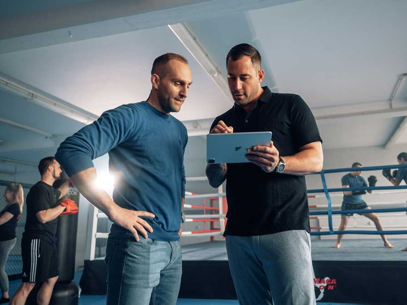 Falk Berberich und Robin Baumann von der BB Kampfsport GmbH: Von den großen Vorteilen der Kampfkunst soll jeder profitieren können - Foto: presseportal.de