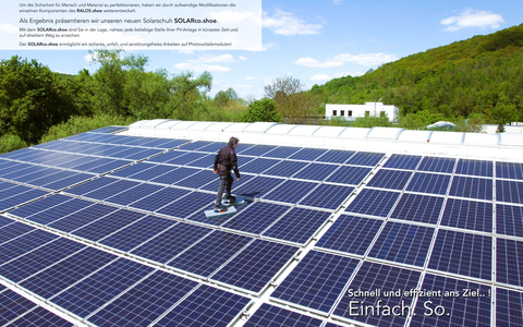 SOLARco.shoe - In Zukunft begehen Sie Solarmodule! - Foto: presseportal.de