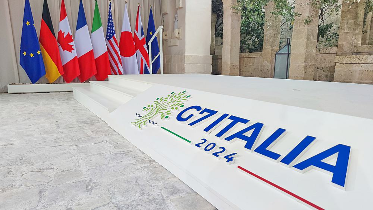 Logo von G7-Gipfel im Juni 2024 - Foto: über dts Nachrichtenagentur