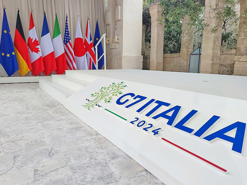 Logo von G7-Gipfel im Juni 2024 - Foto: über dts Nachrichtenagentur