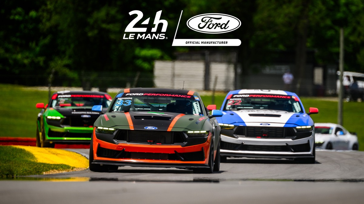 Ford setzt mit dem Mustang GT3 bei den 24 Stunden von Le Mans die lange Motorsport-Tradition der Marke fort - Foto: presseportal.de