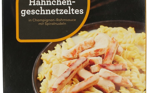 Der Hersteller Allgäu Fresh Foods GmbH & Co. KG informiert über einen Warenrückruf des Produktes Chef Select Hähnchengeschnetzeltes in Champignon-Rahmsauce mit Spiralnudeln, 400g - Foto: presseportal.de Der Hersteller Allgäu Fresh Foods GmbH & Co. KG informiert über einen Warenrückruf des Produktes Chef Select Hähnchengeschnetzeltes in Champignon-Rahmsauce mit Spiralnudeln, 400g - Foto: presseportal.de