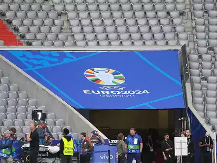 Logo von Euro 2024 vor Eröffnungsspiel am 14.06.2024 - Foto: über dts Nachrichtenagentur