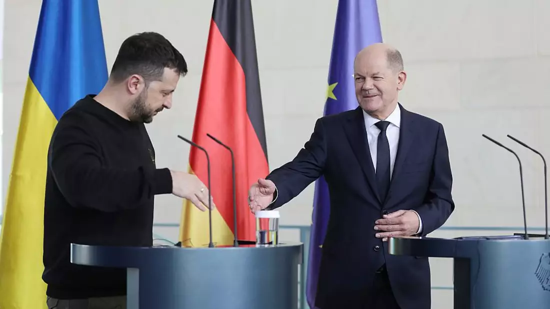Wolodymyr Selenskyj und Olaf Scholz (Archiv) - Bild: über dts Nachrichtenagentur