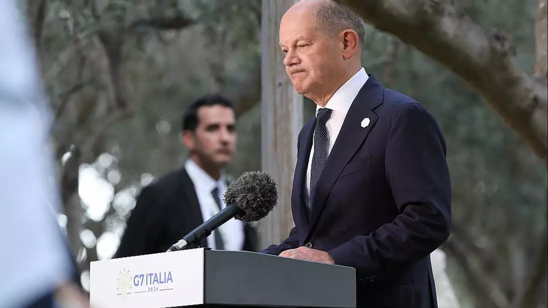 Olaf Scholz am 13.06.2024 - Bild: über dts Nachrichtenagentur