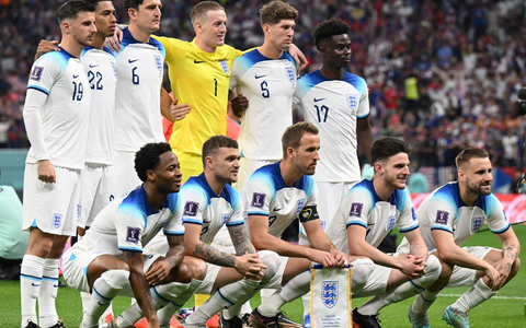 Englands Nationalteam trifft zum EM-Start auf Serbien. - Foto: Robert Michael/dpa