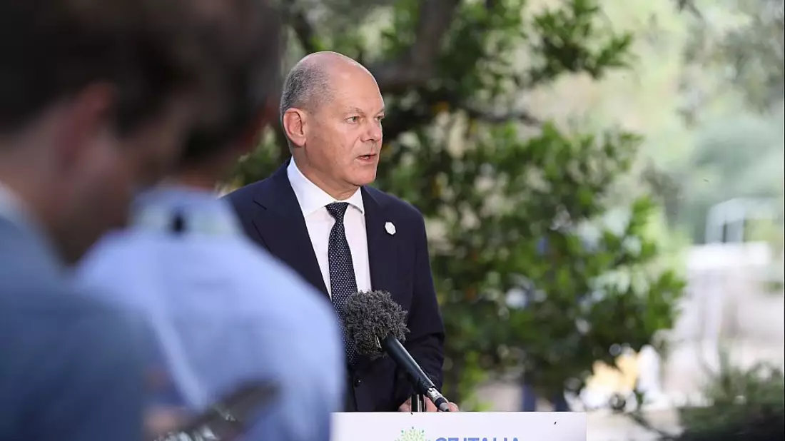 Olaf Scholz am 13.06.2024 - Bild: über dts Nachrichtenagentur
