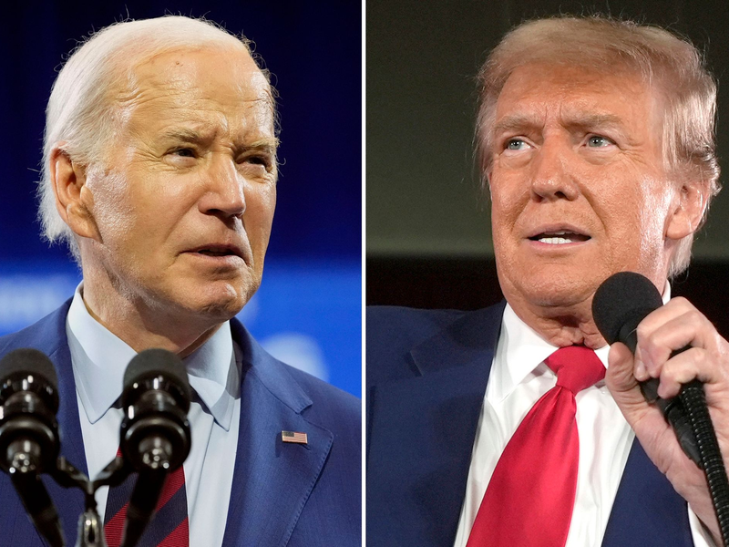 Mangels Konkurrenz gibt es aber keine ernsthaften Zweifel daran, dass sich Joe Biden und Donald Trump nach 2020 ein zweites Mal im Rennen um das Weiße Haus gegenüberstehen werden. - Foto: -/AP/dpa