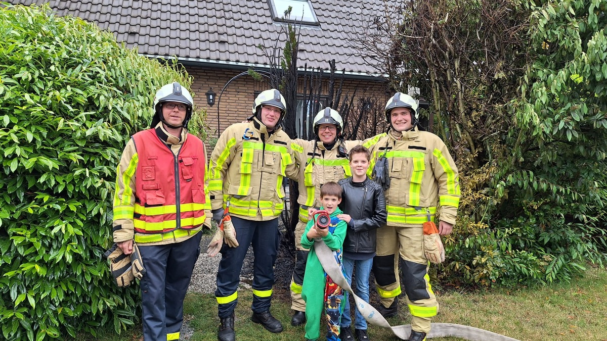 FW-Dorsten: 8-Jähriger verhindert Schlimmeres - Foto: presseportal.de