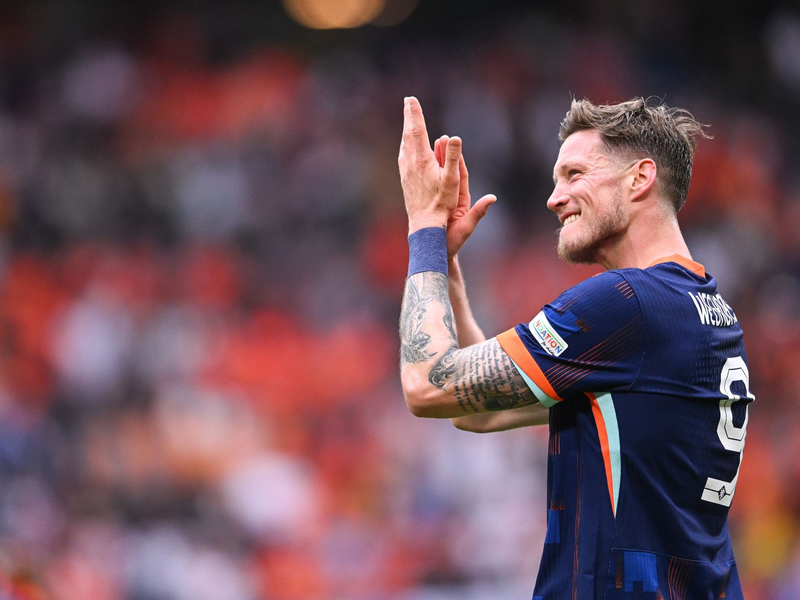 Gegen Polen traf Wout Weghorst nur zwei Minuten nach seiner Einwechslung zum 2:1. - Foto: Sina Schuldt/dpa