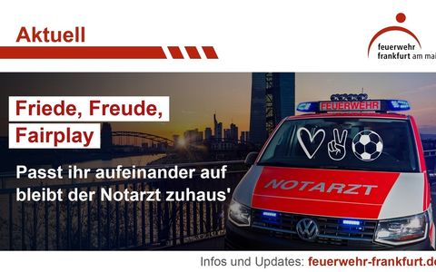 FW-F: EURO 2024 - so ist die Feuerwehr Frankfurt darauf vorbereitet - Foto: presseportal.de