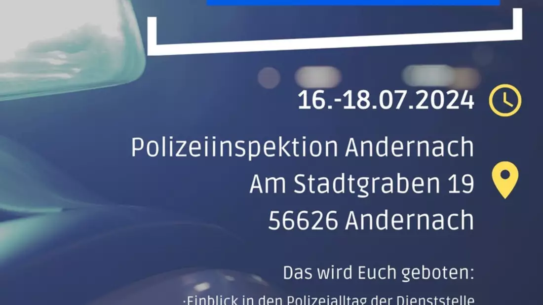 POL-PPKO: Schnupperpraktikum bei der Polizeiinspektion Andernach - Bild: presseportal.de