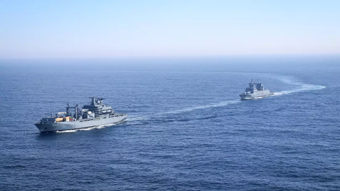 Indo-Pacific Deployment: 2. Ausschreibung für Mitfahrten an Bord der Deutschen Marine - Bild: presseportal.de