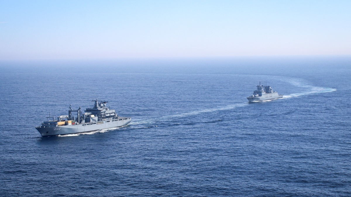 Indo-Pacific Deployment: 2. Ausschreibung für Mitfahrten an Bord der Deutschen Marine - Foto: presseportal.de