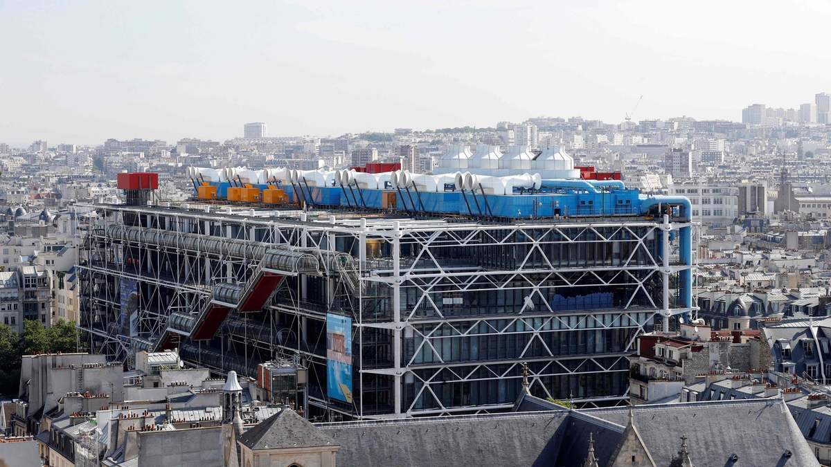 Das 1977 eröffnete Centre Pompidou. - Foto: Francois Guillot/AFP/dpa