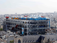 Das 1977 eröffnete Centre Pompidou. - Foto: Francois Guillot/AFP/dpa
