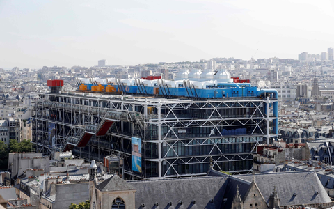 Das 1977 eröffnete Centre Pompidou. - Foto: Francois Guillot/AFP/dpa