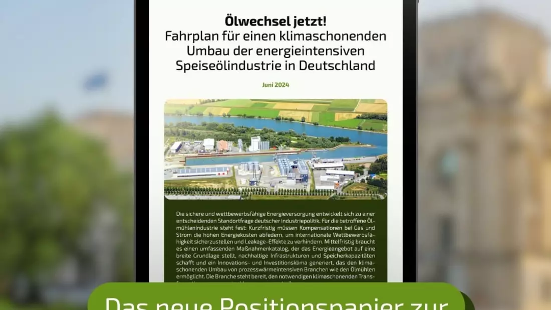 Ölmühlen fordern politische Unterstützung für Transformation - Bild: presseportal.de