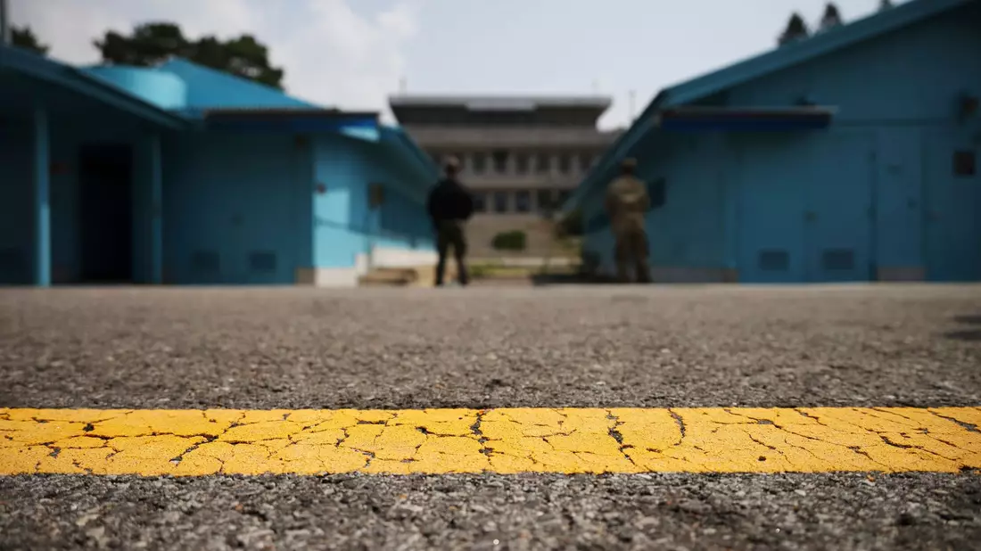 Die demilitarisierte Zone bildet bis heute die De-facto-Grenze zwischen Nord- und Südkorea. - Bild: Kim Hong-Ji/Pool ReutersPool Reuters/AP