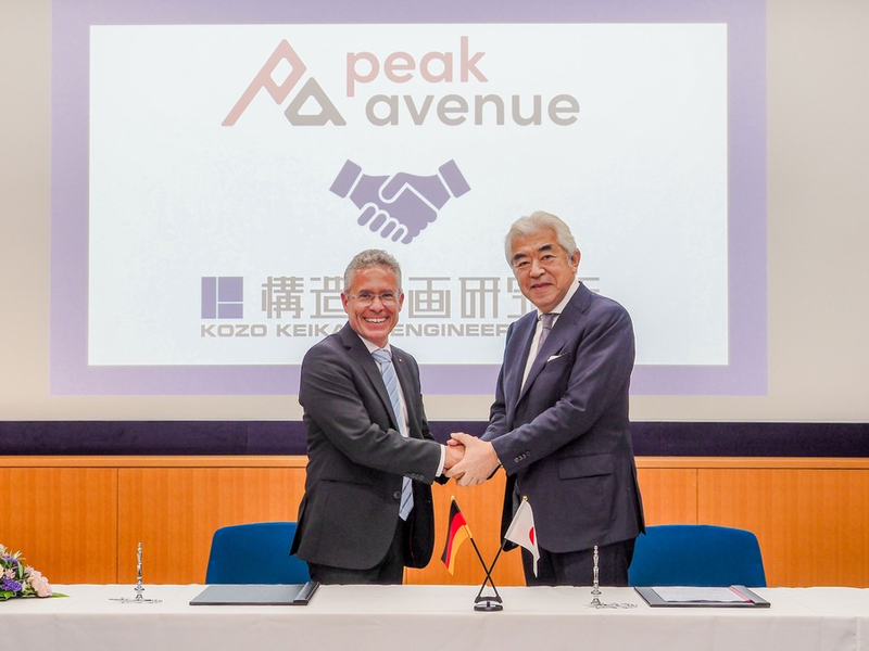 PeakAvenue begrüsst Kozo Keikaku Engineering als neuen strategischen Partner in Japan - Foto: presseportal.de