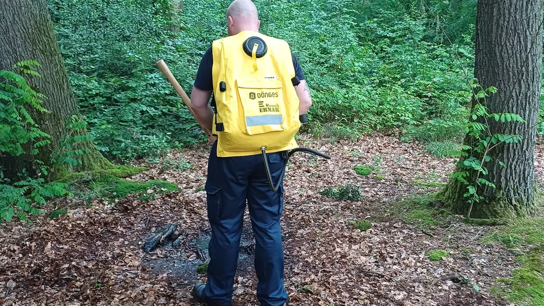 FW-EN: Wetter - Kleinbrand im Waldgebiet am Harkortberg - Bild: presseportal.de