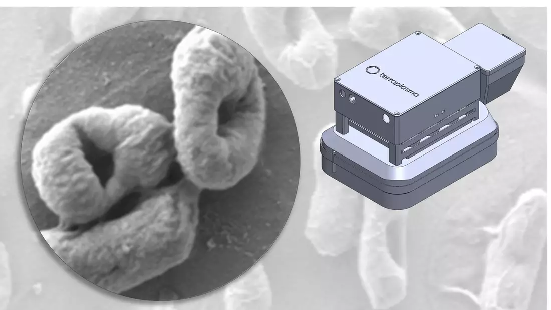 Wirksam gegen Multiresistente Erreger (MRE), Viren, Bakterien und Pilze: Aerosolunterstützte Kaltplasmatechnologie von terraplasma zur Desinfektion von Oberflächen erreicht wichtigen Meilenstein - Bild: presseportal.de