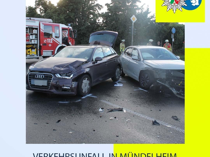 POL-DU: Mündelheim: Verkehrsunfall im Kreuzungsbereich - Foto: presseportal.de