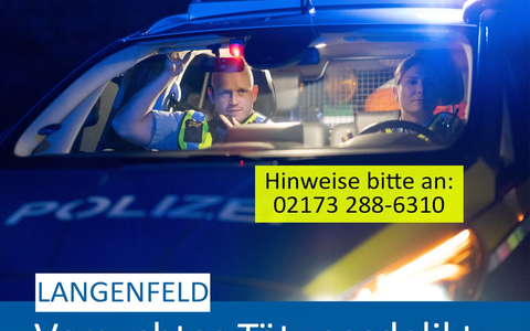 POL-ME: Versuchtes Tötungsdelikt: 42-Jähriger durch Stiche verletzt - Polizei ermittelt - Langenfeld - 2406061 - Foto: presseportal.de