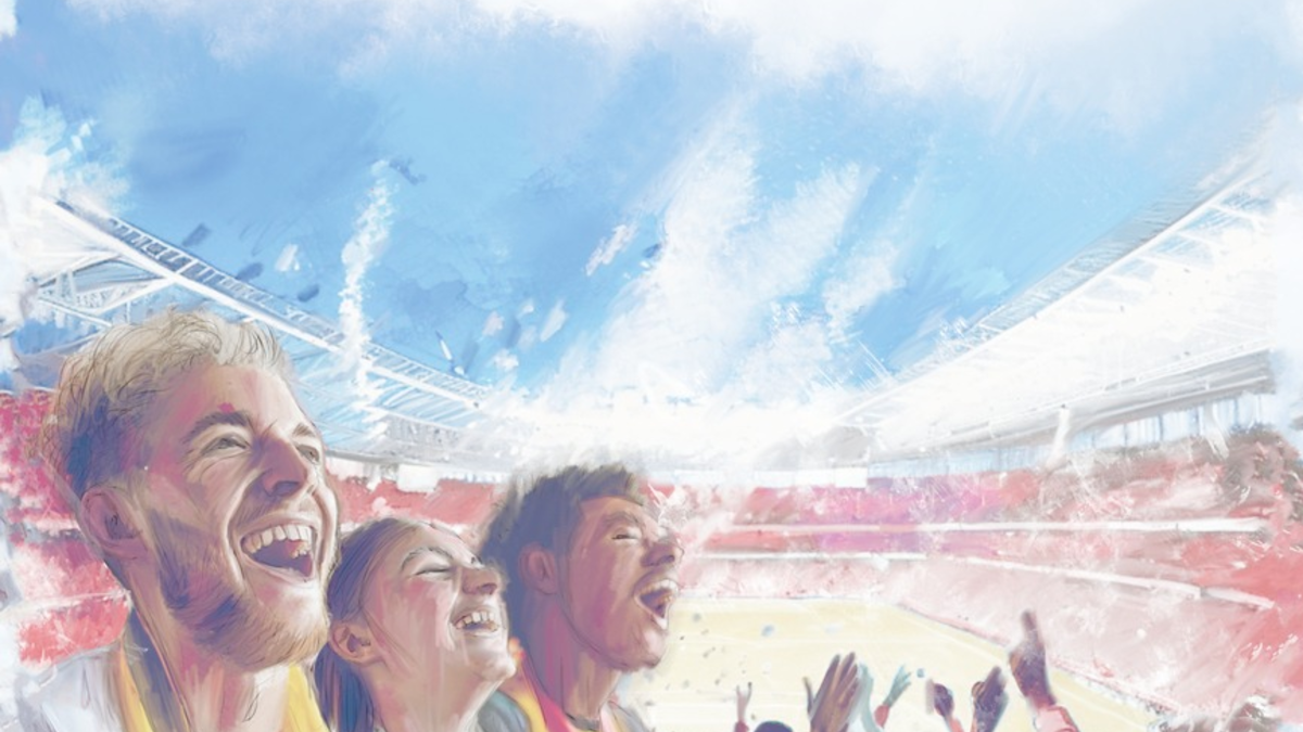 Größter Fußball-Chor Europas in der Berliner Fan Zone - in Vielfalt vereint oder 