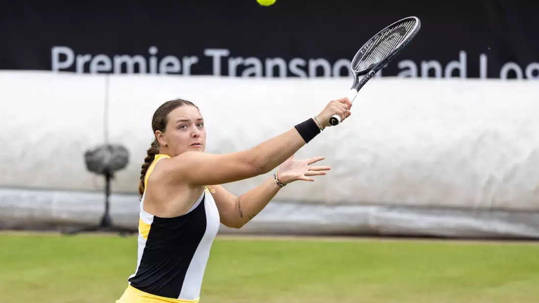 Jule Niemeier sorgte in Bad Homburg für eine Überraschung. - Bild: Hannes P Albert/dpa