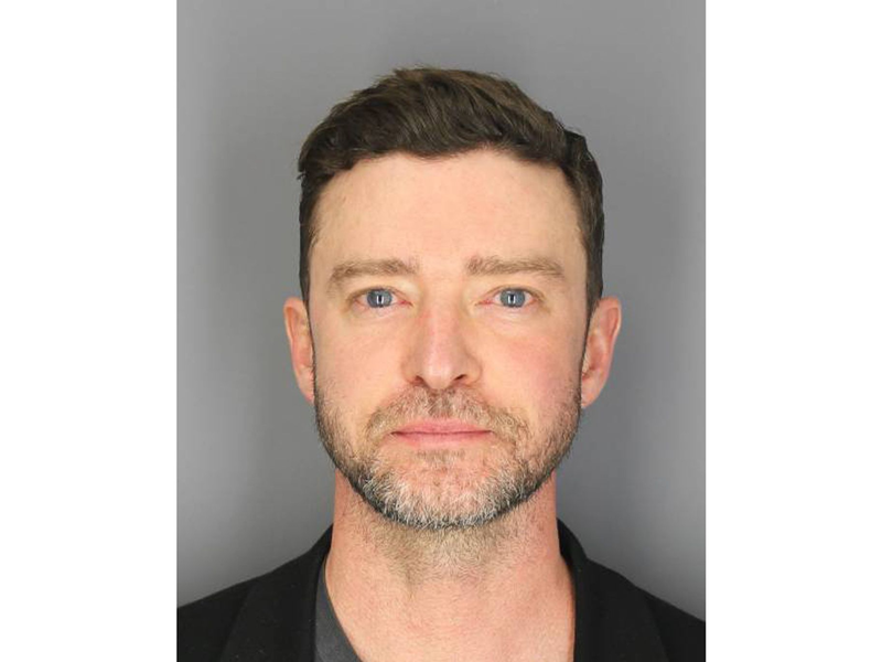 Die Polizei veröffentlichte diesen «Mug Shot» von Justin Timberlake. - Foto: Sag Harbor Police Department/dpa