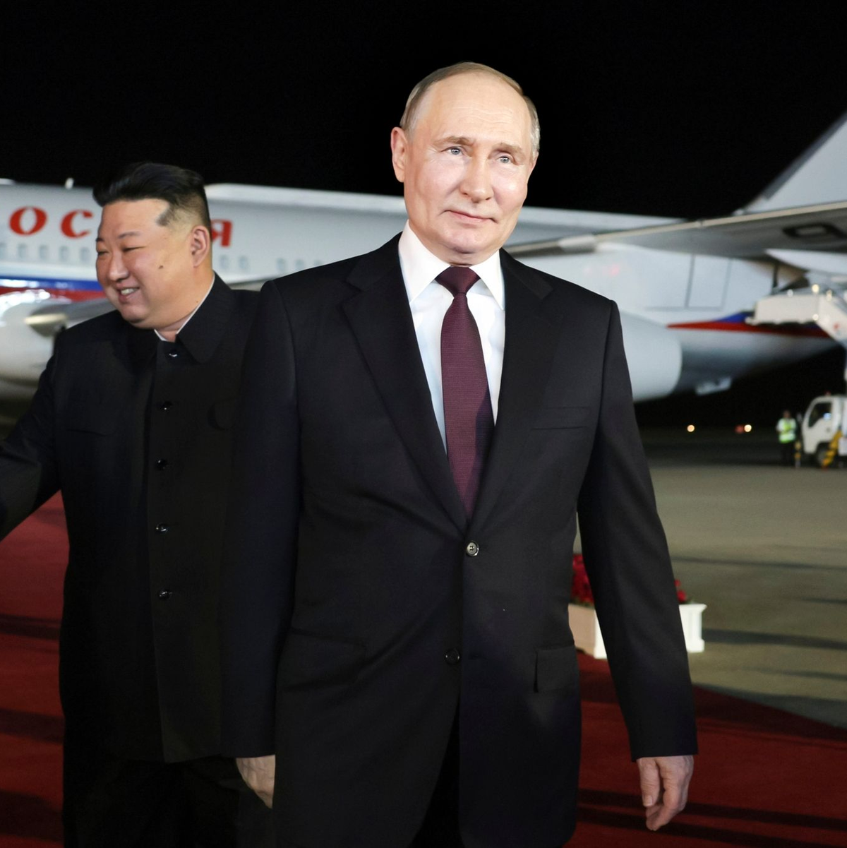 Das letzte Mal war Putin im Jahr 2000 in Nordkorea, damals wurde er noch von Kims Vater, Kim Il Sung empfangen. - Foto: Gavriil Grigorov/Pool Sputnik Kremlin/AP/dpa
