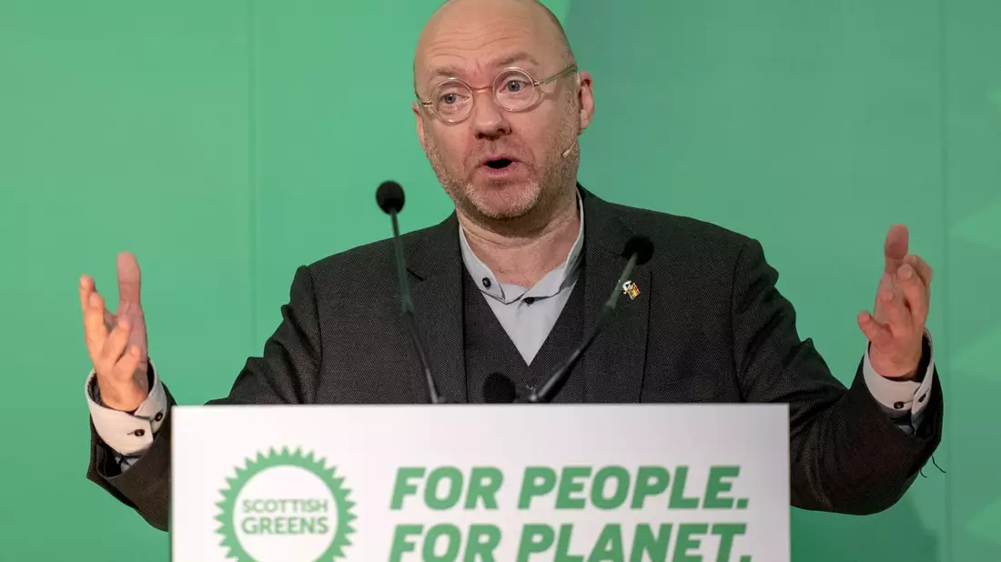 Bisher gelang es den schottischen Grünen um ihren Co-Vorsitzenden Patrick Harvie noch nie, einen Sitz im Unterhaus in London zu erlangen. - Bild: Jane Barlow/PA Wire/dpa