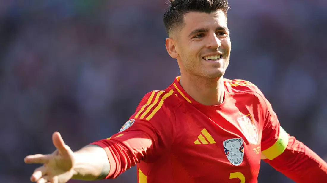 Torjäger Álvaro Morata fühlt sich in Italien mehr geschätzt als in Spanien. - Bild: Sören Stache/dpa