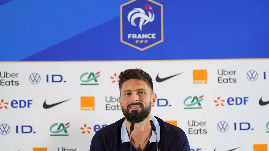 Für Olivier Giroud als Mbappé-Ersatz spricht viel. - Bild: Hassan Ammar/AP/dpa