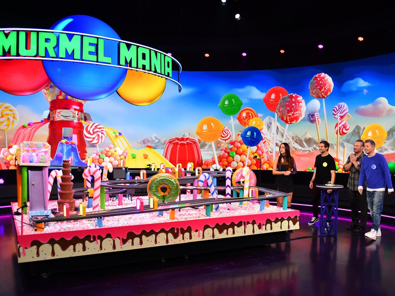 Melissa Khalaj Tom Beck Sascha Michi Beck Murmel Mania - Foto: SAT.1/Julia Feldhagen, presseportal.de