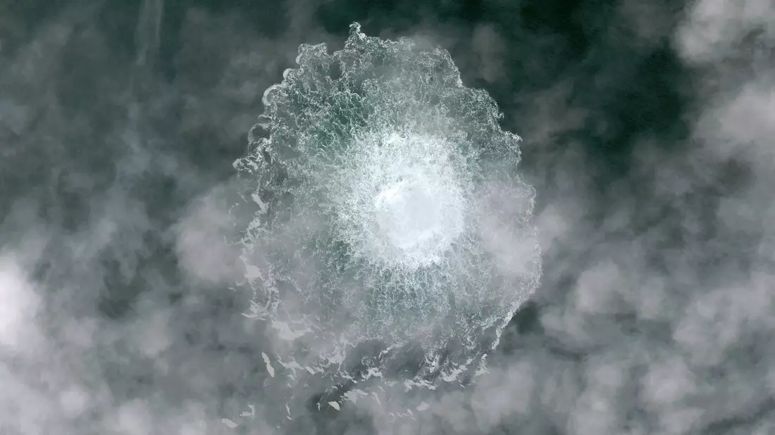 Im September 2022 hatte es Explosionen an den Nord-Stream-Gasleitungen gegeben, die von Russland nach Deutschland führen. Aus mehreren Lecks waren tagelang große Mengen Gas ausgetreten. - Bild: -/ESA/dpa