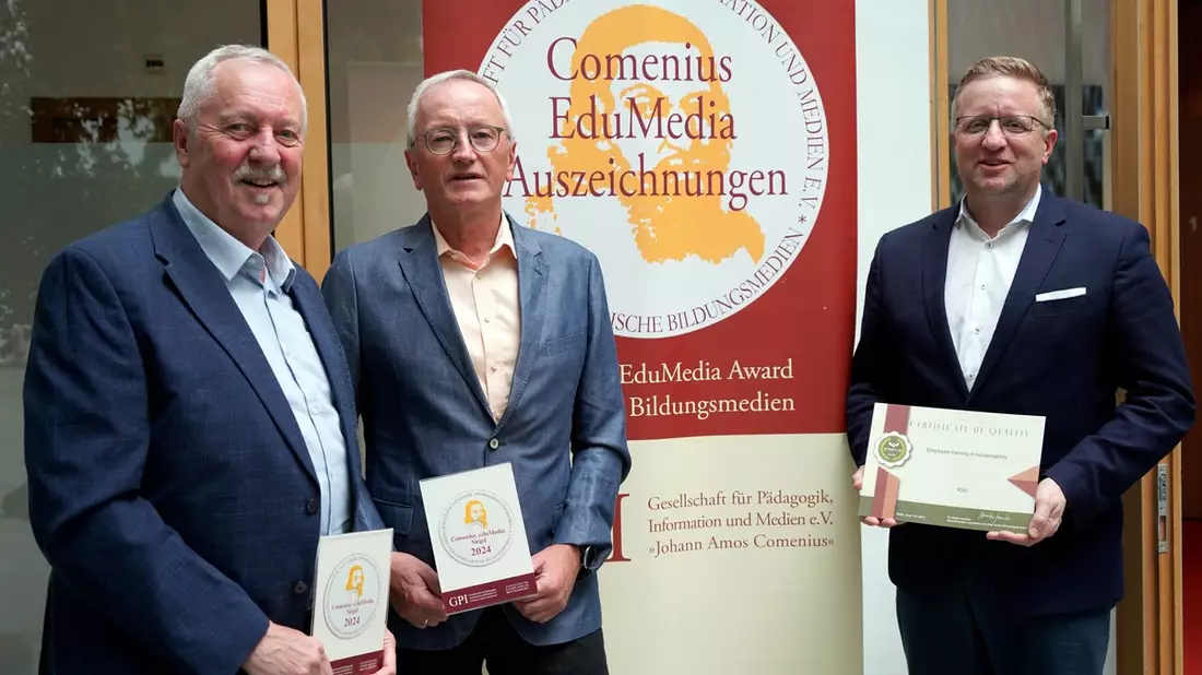 Auszeichnung für E-Learning-Programm / Klüh Security zum achten Mal in Folge mit Comenius-Award prämiert - Bild: presseportal.de