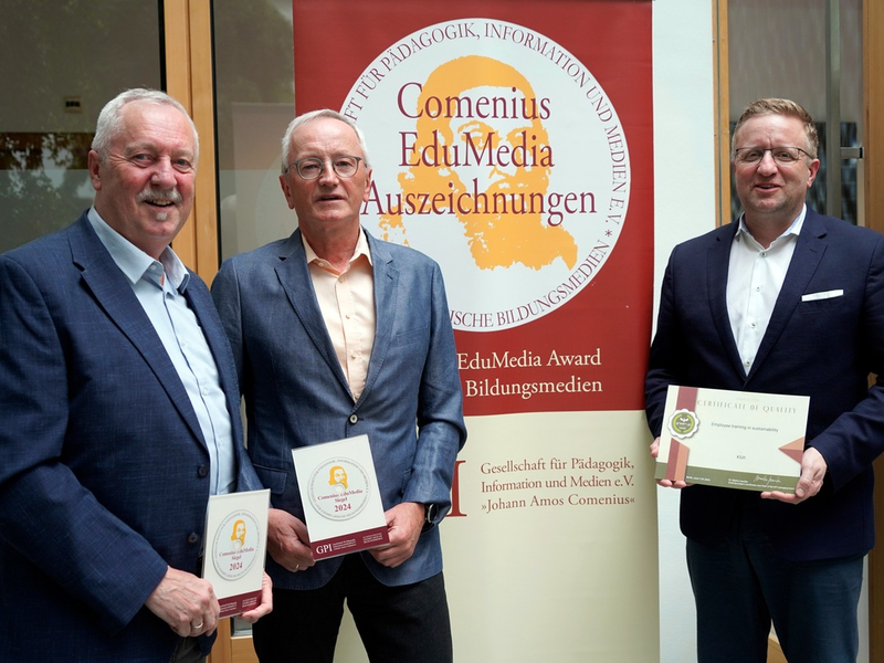 Auszeichnung für E-Learning-Programm / Klüh Security zum achten Mal in Folge mit Comenius-Award prämiert - Foto: presseportal.de