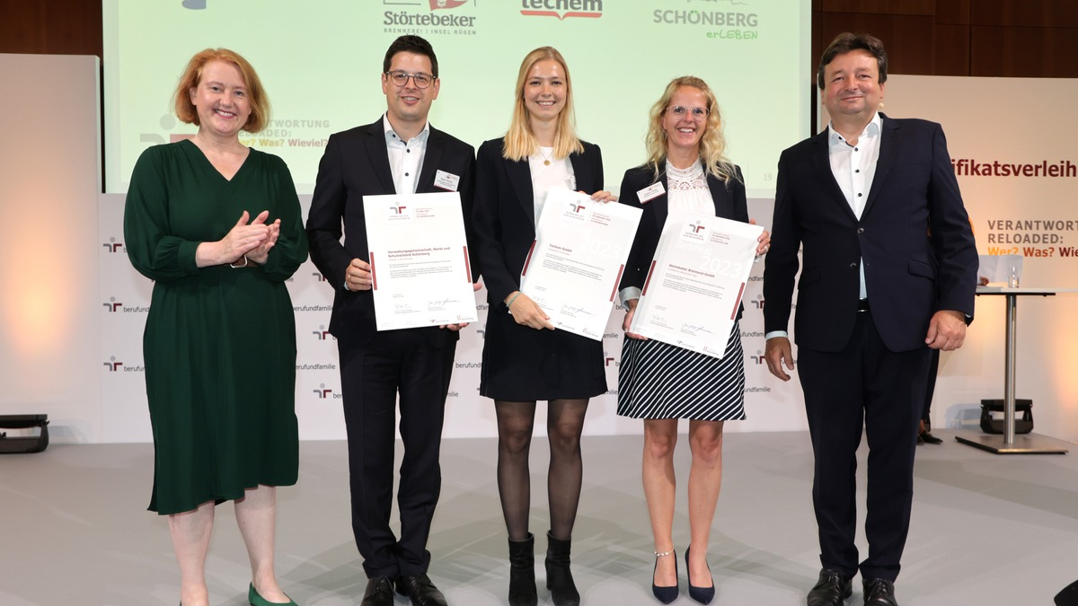 Gelebte Verantwortung: Techem mit Zertifikat zum audit berufundfamilie ausgezeichnet - Foto: presseportal.de