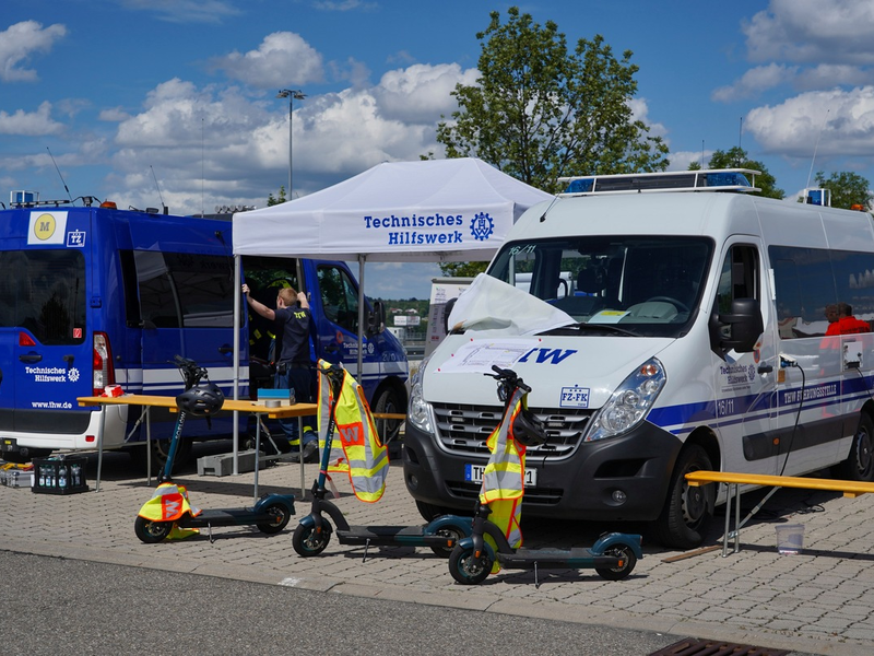 THW LV BW: Technisches Hilfswerk (THW) - Unterstützung für eine sichere EURO 2024 - Foto: presseportal.de
