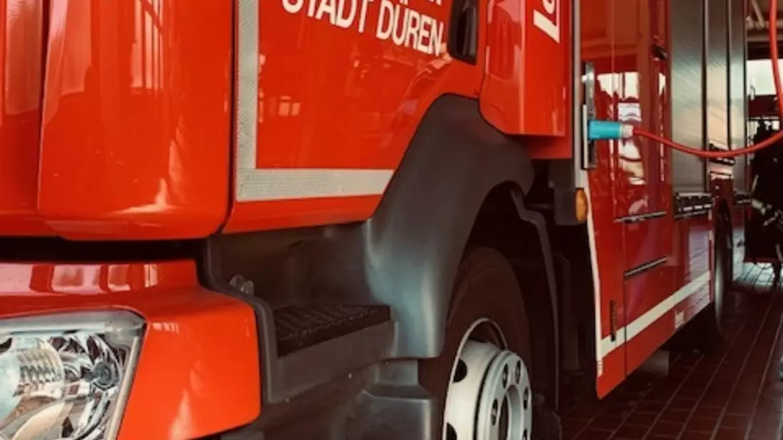 FW Düren: Feuerwehr Düren stark gefordert - Bild: presseportal.de