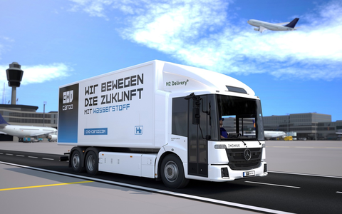 EVENT: Wasserstoff bewegt - nachhaltige Logistik am Flughafen Frankfurt / CHI setzt auf Wasserstoff und bringt H2-LKW von ENGINIUS in den Praxiseinsatz am Flughafen Frankfurt - Foto: presseportal.de