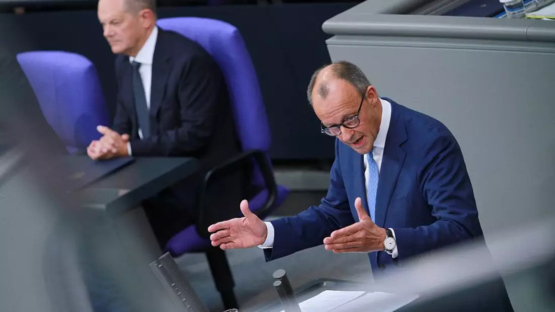 Olaf Scholz und Friedrich Merz (Archiv) - Bild: über dts Nachrichtenagentur