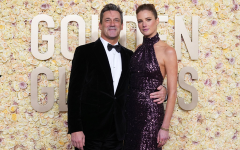 Jon Hamm und Anna Osceola  hatten sich beim Dreh der finalen Folge der Dramaserie «Mad Men» kennengelernt. - Foto: Jordan Strauss/Invision via AP/dpa