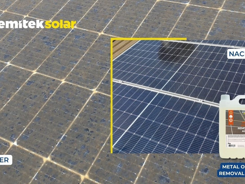 Chemitek Solar erweitert sein Sortiment an Solarreinigungslösungen um den neuen Metal Removal Agent - Foto: presseportal.de