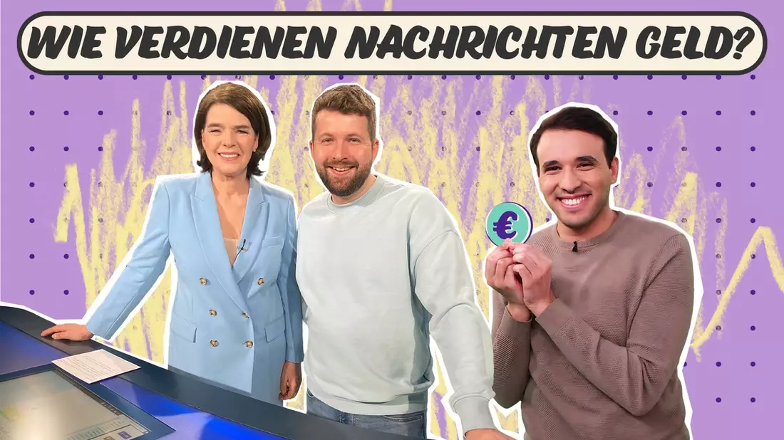 Team Timster bei der tagesschau und logo! / KiKA-Medienmagazin zu Pressefreiheit und KI - Bild: presseportal.de