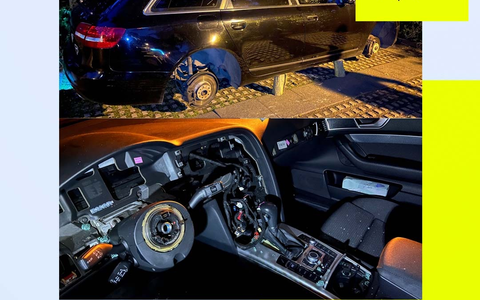 POL-DU: Röttgersbach: Unbekannte schlachten geparktes Auto aus - Foto: presseportal.de