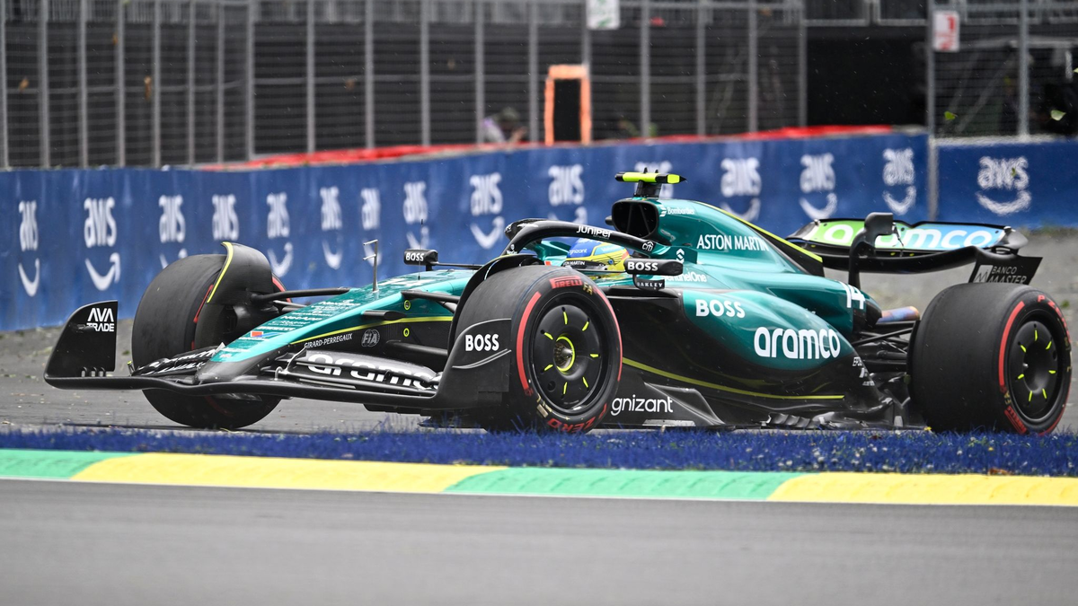 Aston-Martin-Pilot Fernando Alonso hofft auf ein gutes Ergebnis beim Rennen in Bacelona. - Foto: Jacques Boissinot/The Canadian Press via AP/dpa
