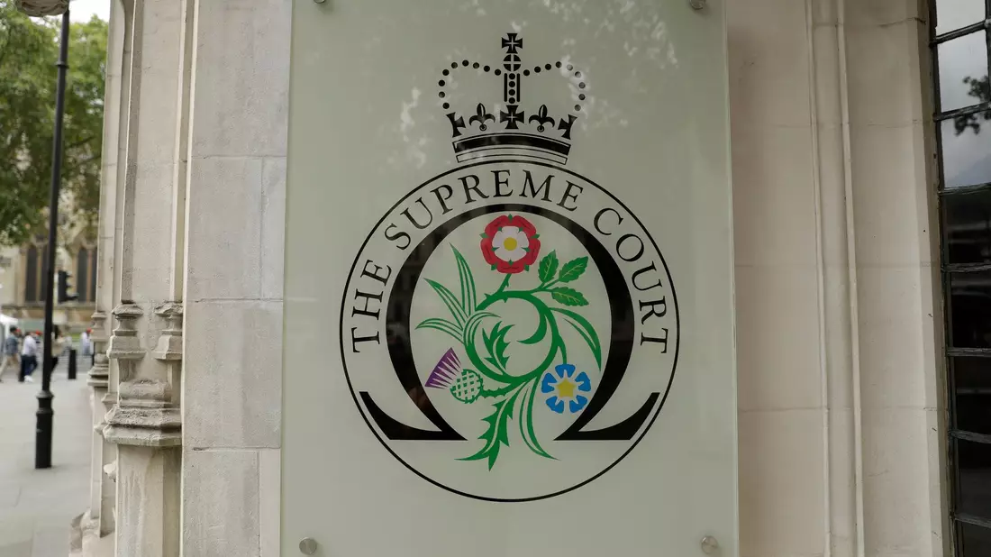 Der britische Supreme Court in London. - Bild: Matt Dunham/AP/dpa